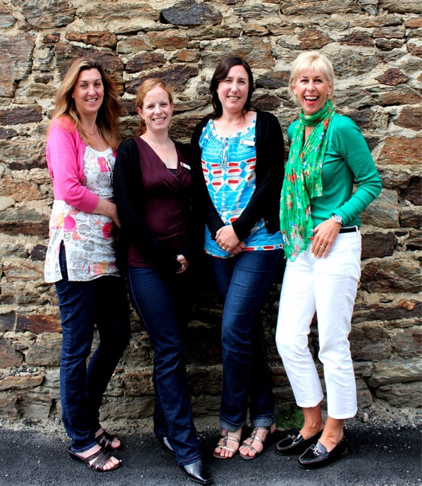 The Active Travel Company team (from L to R) Deirdre Hall, Kim Driscoll, Natasha Sinclair and manager Petrea McRobie. 